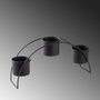 Aberto Design GED-012-A Accesorio Decorativo de Metal Negro